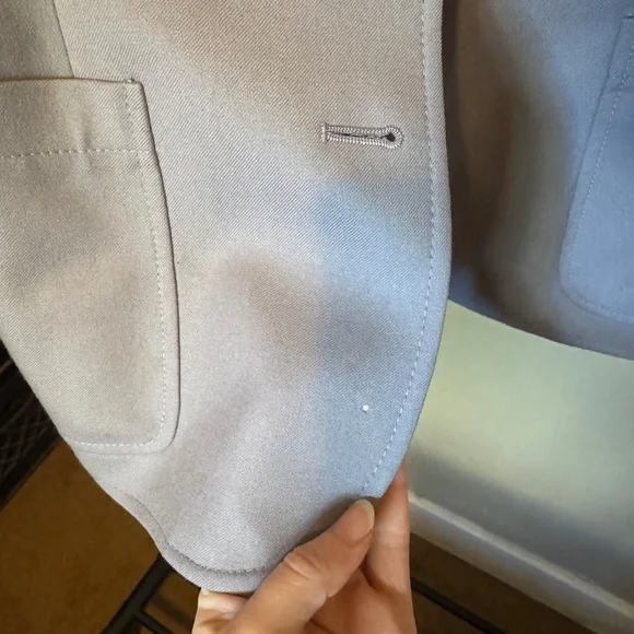 Jaegar Wool Blazer Periwinkle, small/medium - Picture 2 of 5